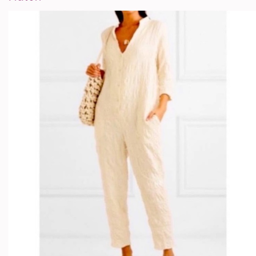 Hatch boiler suit cream